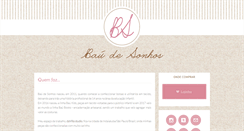 Desktop Screenshot of baudesonhos.com.br